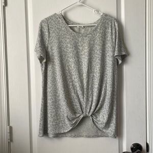 Ember Knot Front Knit Top from nine britton